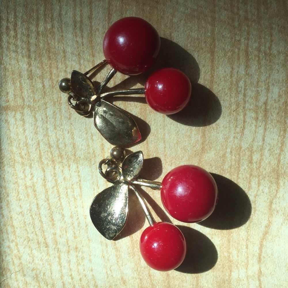 Cherry earrings